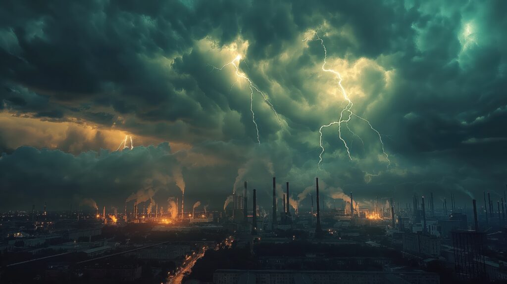 thunderstorm city
